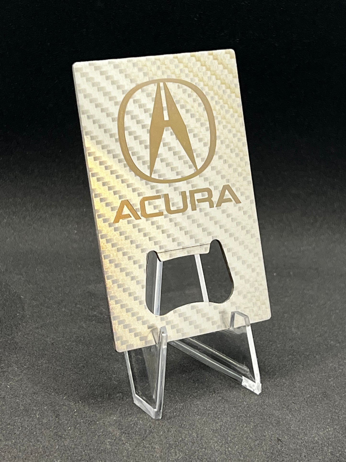 CF Acura Stainless Bottle Opener Card