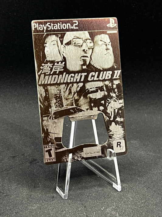 Midnight Club 2 PS2 Stainless Steel Bottle Opener Card