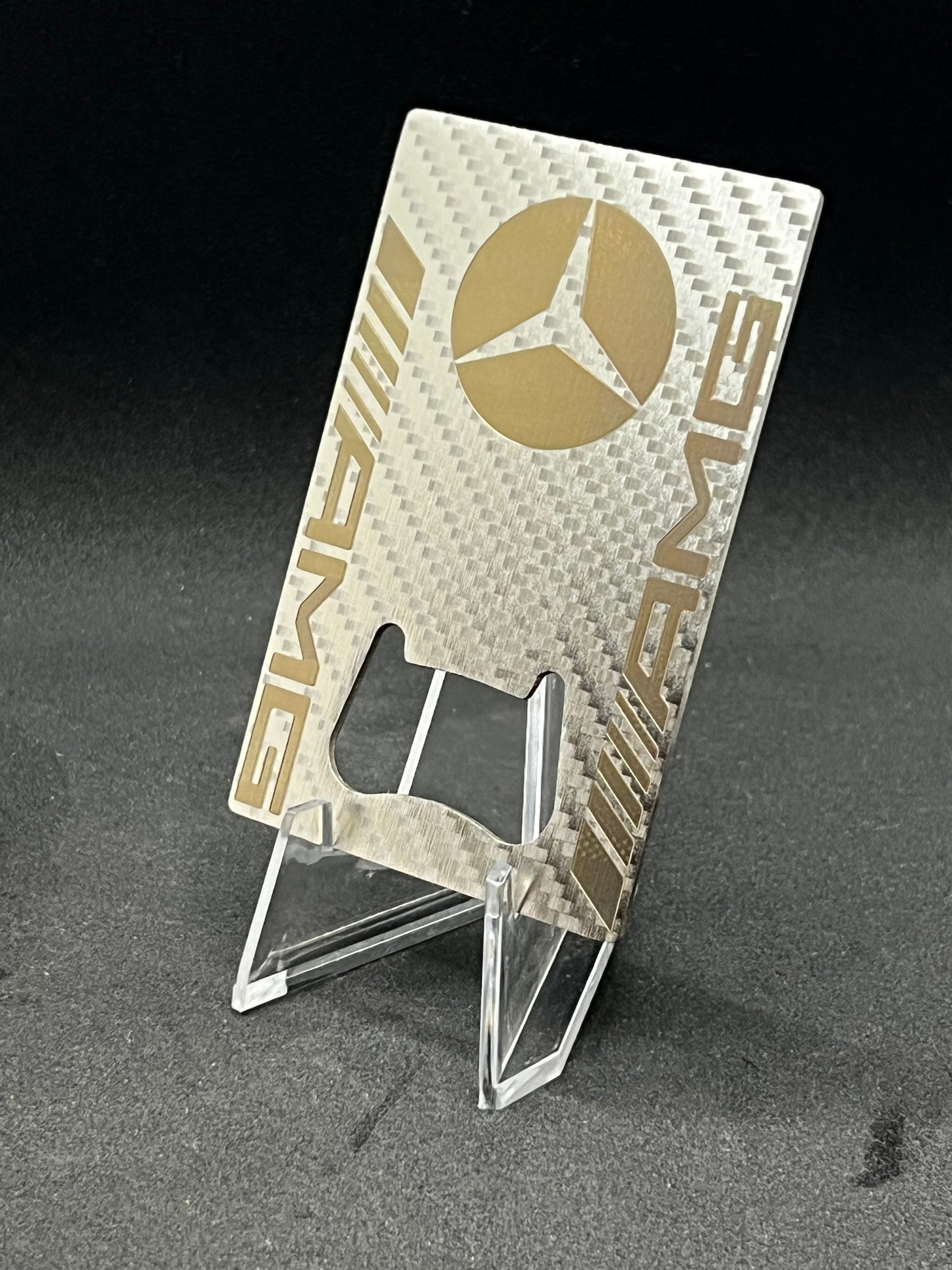 CF Mercedes AMG Stainless Bottle Opener Card